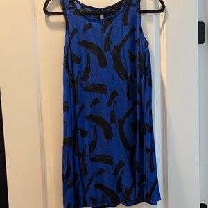 Forever 21 Blue and Black Mini Dress